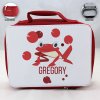 Personalized Frog Theme - Red School Lunch Box for kids Personalized Frog Theme - Red School Lunch Box for kids