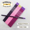 ezpencils - Personalized Tricolor-Purple Round Pencil - 12 pkg ezpencils - Personalized Tricolor-Purple Round Pencil - 12 pkg