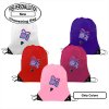 ezpencils-Drawstring Bags-Custom Img or Txt, Girly Colors, 5pkg ezpencils-Drawstring Bags-Custom Img or Txt, Girly Colors, 5pkg