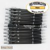 Black Body - Silver Clip/Top/Bottom, Black Grip Wave Pen 12 pkg. Black Body - Silver Clip/Top/Bottom, Black Grip Wave Pen 12 pkg.