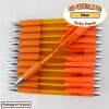 Personalized Grid Pen, Clear Orange Body and Accents 12 pkg Personalized Grid Pen, Clear Orange Body and Accents 12 pkg