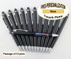 Touch Pen, Black Body with Silver Accents 12 pkg - Custom Image Touch Pen, Black Body with Silver Accents 12 pkg - Custom Image