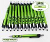 Spot Pen-Silver Accents, Green Body & Spotted Grip-Blanks-50pkg Spot Pen-Silver Accents, Green Body & Spotted Grip-Blanks-50pkg