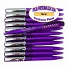 Purple Body - Silver Accents - Cyclone Pens - 12 pkg. Purple Body - Silver Accents - Cyclone Pens - 12 pkg.