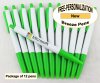 Breeze Pen, White Body with Green Accents 12 pkg - Custom Image Breeze Pen, White Body with Green Accents 12 pkg - Custom Image