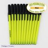 Personalized - Slim Pens - Neon Yellow Body, Black Ink Personalized - Slim Pens - Neon Yellow Body, Black Ink