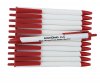 White Body - Red Top & Bottom - Champion Pens - 12 pkg. White Body - Red Top & Bottom - Champion Pens - 12 pkg.