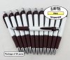 Gripper Pen - Burgundy Clip & Grip, White Body - Blanks - 50pkg Gripper Pen - Burgundy Clip & Grip, White Body - Blanks - 50pkg