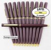 Classic Pens - Burgundy Body with Gold Accents - Blanks - 50pkg Classic Pens - Burgundy Body with Gold Accents - Blanks - 50pkg