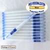Personalized Apprise Pen, Translucent Body Blue Grip 12 pkg. Personalized Apprise Pen, Translucent Body Blue Grip 12 pkg.