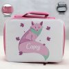 Personalized Fox Theme - Pink School Lunch Box for kids Personalized Fox Theme - Pink School Lunch Box for kids