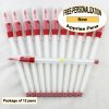 Apprise Pen, Translucent Body Red Grip 12pkg - Custom Image Apprise Pen, Translucent Body Red Grip 12pkg - Custom Image