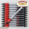 Personalized Foil Pen, Silver Body with a Red Gripper 12 pkg Personalized Foil Pen, Silver Body with a Red Gripper 12 pkg