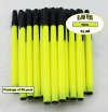 Colored Slim Pen-Neon Yellow Body, Cap and Accent-Blanks-50pkg Colored Slim Pen-Neon Yellow Body, Cap and Accent-Blanks-50pkg