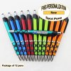 Spot Pen, Silver Accents, Assorted Colors, 12 pkg-Custom Image Spot Pen, Silver Accents, Assorted Colors, 12 pkg-Custom Image