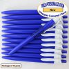 Personalized Colored Clip Pen, Blue Body White Clip 12 pkg Personalized Colored Clip Pen, Blue Body White Clip 12 pkg