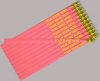 ezpencils - Personalized Pink Round Pencil - 12 pkg ezpencils - Personalized Pink Round Pencil - 12 pkg