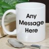Block Message Coffee Mug Block Message Coffee Mug