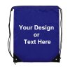 ezpencils, Drawstring Bags-Custom Image and/or Text- Dark Blue ezpencils, Drawstring Bags-Custom Image and/or Text- Dark Blue