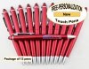 Touch Pen, Red Body with Silver Accents 12 pkg - Custom Image Touch Pen, Red Body with Silver Accents 12 pkg - Custom Image