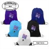 ezpencils-Drawstring Bags-Custom Img or Txt, Night Colors, 5pkg ezpencils-Drawstring Bags-Custom Img or Txt, Night Colors, 5pkg