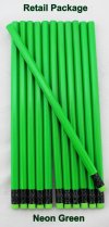 ezpencils - 12 pkg. Blank Hexagon Pencils - Neon Green ezpencils - 12 pkg. Blank Hexagon Pencils - Neon Green