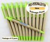 Salvage Pen, Cardboard Body, Green Accents 12 pkg - Custom Image Salvage Pen, Cardboard Body, Green Accents 12 pkg - Custom Image
