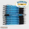 Sky Blue Body - Silver Accents, Black Grip Wave Pen 12 pkg. Sky Blue Body - Silver Accents, Black Grip Wave Pen 12 pkg.