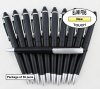Touch Pen - Black Body, Silver Accents - Blanks - 50pkg Touch Pen - Black Body, Silver Accents - Blanks - 50pkg