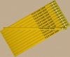 ezpencils - Personalized Light Yellow Round Pencil - 12 pkg ezpencils - Personalized Light Yellow Round Pencil - 12 pkg