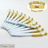 ezpencils - Personalized - Solid White Body with Yellow Clicker ezpencils - Personalized - Solid White Body with Yellow Clicker