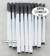 Slim Pen -White Body and Gray Accents- Blanks - 50pkg Slim Pen -White Body and Gray Accents- Blanks - 50pkg