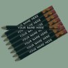 ezpencils - 24 pkg Personalized Hexagon Dark Green Golf w/eraser ezpencils - 24 pkg Personalized Hexagon Dark Green Golf w/eraser