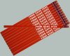 ezpencils - Personalized Red Hexagon Pencils - 12 pk ezpencils - Personalized Red Hexagon Pencils - 12 pk