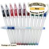 Apprise Pen, Translucent Body Assorted Grip 12pkg - Custom Image Apprise Pen, Translucent Body Assorted Grip 12pkg - Custom Image