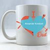 I love you Dad Personalized Coffee Mug I love you Dad Personalized Coffee Mug