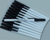 White Color Body - Black Color Cap Pens - 12 pkg. White Color Body - Black Color Cap Pens - 12 pkg.