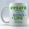 Motivational Personalized Coffee Mug Motivational Personalized Coffee Mug