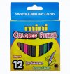 12 Colored Pencils - Mini Size (Half size) 12 Colored Pencils - Mini Size (Half size)