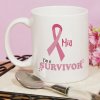 I'm A Survivor - Breast Cancer Awareness Personalized Coffee Mug I'm A Survivor - Breast Cancer Awareness Personalized Coffee Mug