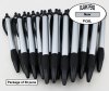 Foil Pen -Silver Foil Body with Black Accents- Blanks - 50pkg Foil Pen -Silver Foil Body with Black Accents- Blanks - 50pkg