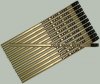 ezpencils - Personalized Gold Hexagon Pencils - 12 pk ezpencils - Personalized Gold Hexagon Pencils - 12 pk