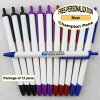 Champion Pen, White Body, Assorted Accents 12 pkg - Custom Image Champion Pen, White Body, Assorted Accents 12 pkg - Custom Image