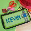 Personalized Robot Pencil Case Personalized Robot Pencil Case