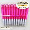 Buzz Pen, Pink Body, White Grip, 12 pkg - Custom Image Buzz Pen, Pink Body, White Grip, 12 pkg - Custom Image