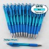 Particle Pen -Light Blue Body, Clicker and Grip- Blanks - 50pkg Particle Pen -Light Blue Body, Clicker and Grip- Blanks - 50pkg
