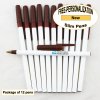 Slim Pen, White Body, Brown Accents, 12 pkg - Custom Image Slim Pen, White Body, Brown Accents, 12 pkg - Custom Image