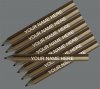 ezpencils - 24 pkg Personalized Hexagon Gold Golf Pencils ezpencils - 24 pkg Personalized Hexagon Gold Golf Pencils