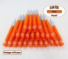 Buzz Pens - Orange Body with a White Grip - Blanks - 50pkg Buzz Pens - Orange Body with a White Grip - Blanks - 50pkg