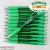 Personalized Particle Pen, Clear Green Body and Accents 12 pkg Personalized Particle Pen, Clear Green Body and Accents 12 pkg